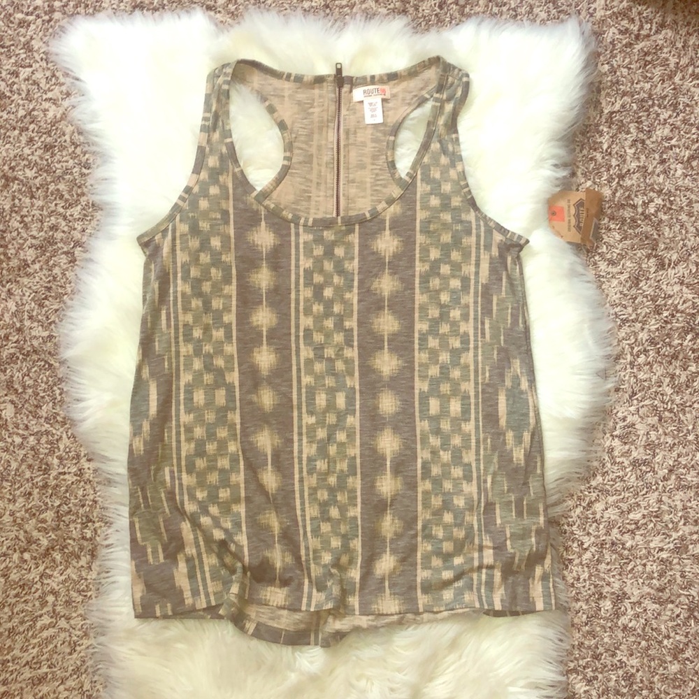 Racer back tank top